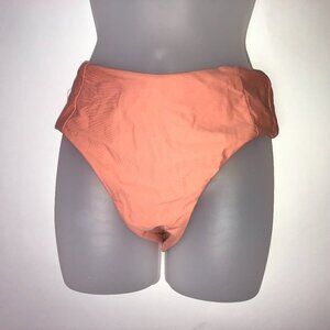 Zaful Orange‎ Blush Swim Bottoms Forever Young US6 NWT